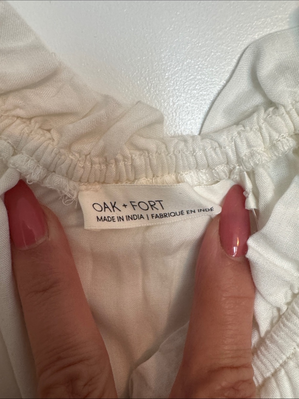 Oak + Fort Cream Puff Sleeve Midi Dress NWT | Medium - Picture 4 of 10